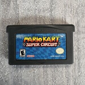 Mario Kart Super Circuit (Nintendo Game Boy Advance) GBA Cartridge Only Tested